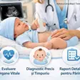 Pachet ecografii neonatale, ecografie de sold + ecografie transfontanelara TF + ecografie abdominala