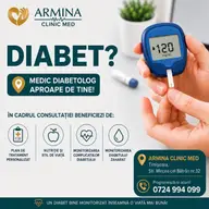 Consult pentru diabet gratuit prin CNAS cu bilet de trimitere