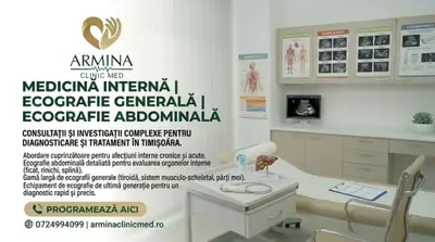 Consult Medicina Interna cu ecografie abdominala in Timisoara