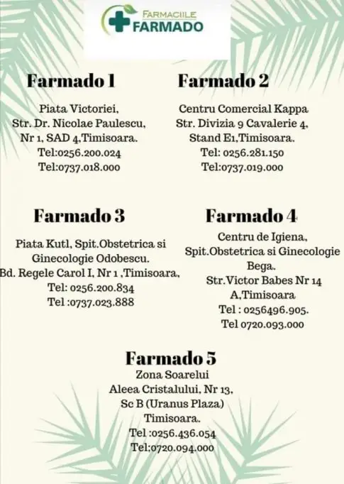 Farmacia Farmado - Bulevardul Victor Babes