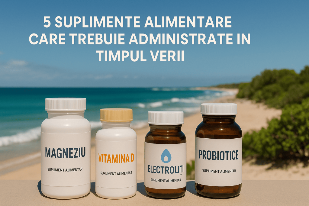 5 suplimente alimentare esențiale pentru sănătatea ta pe timp de vară